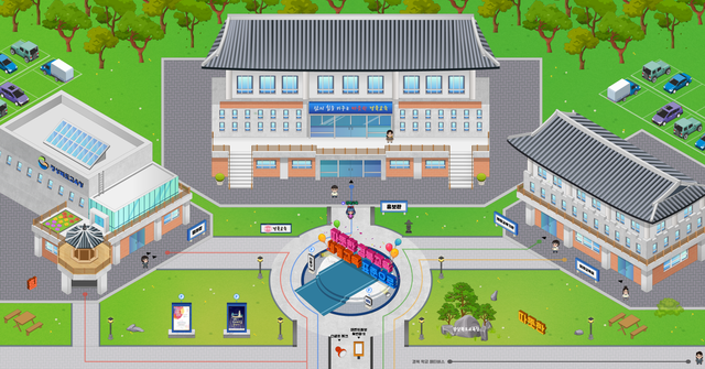 ▲ 경북교육청(교육감 임종식)은 교육가족들과 소통 및 홍보 강화를 위해 ‘경북교육 메타버스’ 가상공간을 개통했다.ⓒ경북교육청