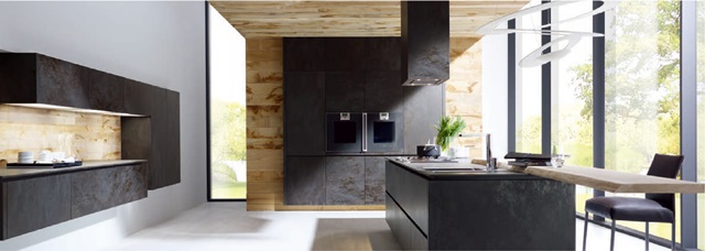 ▲ 독일 하이엔드 주방가구 브랜드 '알노'의 주방 이미지. ⓒ롯데건설