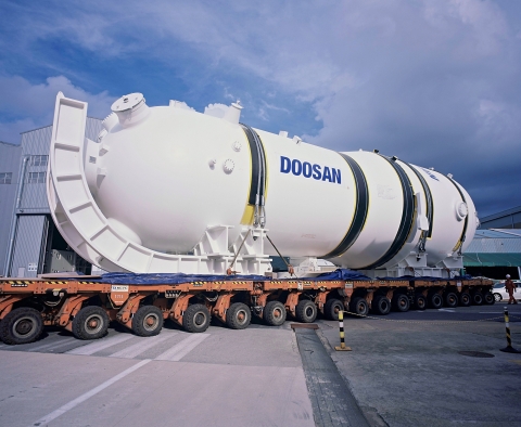 ▲ APR1400 증기 발생기. ⓒ두산에너빌리티