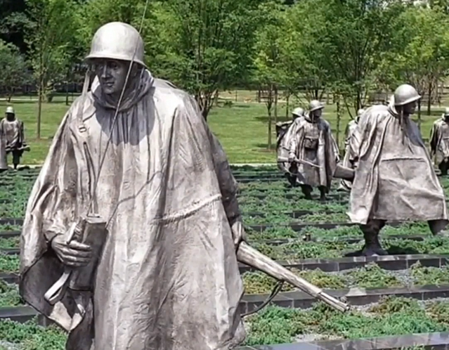▲ 6.25.한국전쟁에서 싸운 미군 동상 ⓒ한국전참전용사추모재단