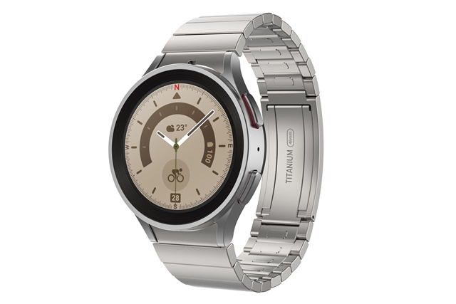 ▲ 갤럭시 워치5 프로 '링크 브레이슬릿' 스트랩. ⓒ삼성전자