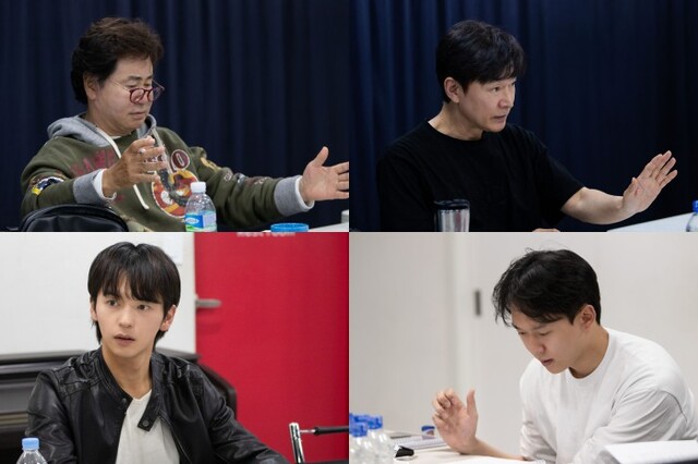 ▲ 연극 '레드' 연습 현장.ⓒ신시컴퍼니