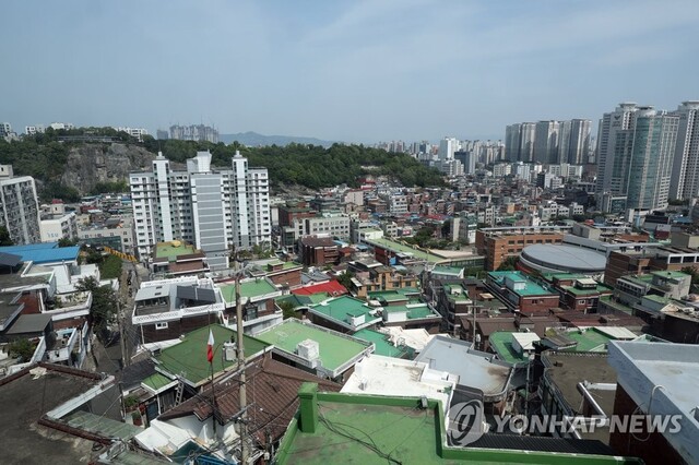 ▲ 신속통합기획 민간재개발 후보지 중 하나인 서울 종로구 창신동 일대.ⓒ 연합뉴스