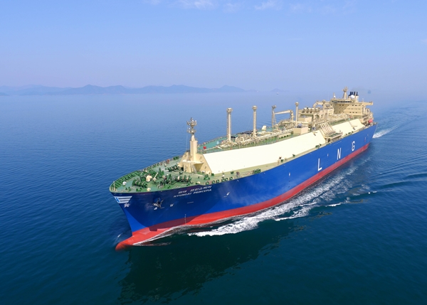 ▲ 대우조선해양의 LNG운반선. ⓒ대우조선해양