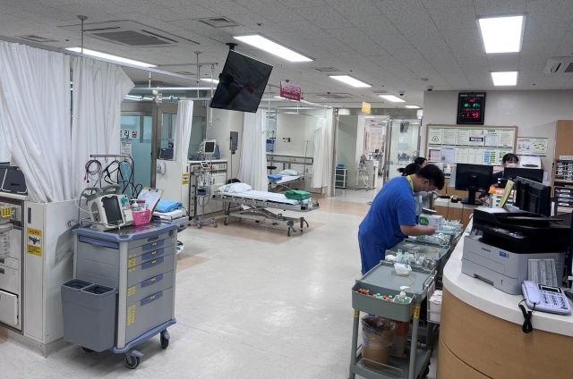 ▲ 하나병원 지역응급의료센터 내부 모습.ⓒ하나병원