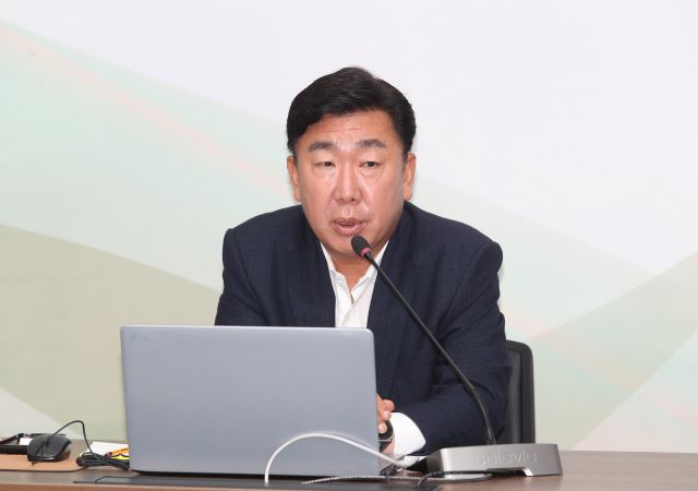 ▲ 이범석 청주시장이 주간업무보고를 주재하고 있다.ⓒ청주시