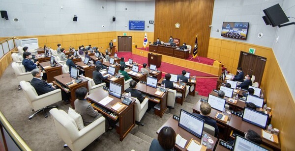 ▲ 대전 서구의회 본회의장.ⓒ대전서구의회