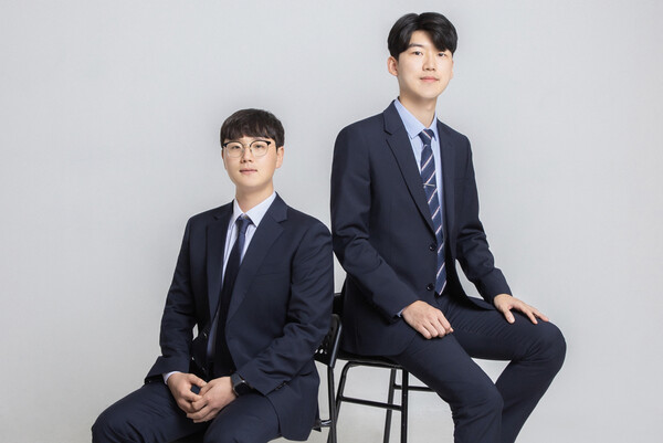 ▲ 충남대 총학생회에 당선된 최인용 회장(왼쪽)과 이희원 부회장.ⓒ충남대