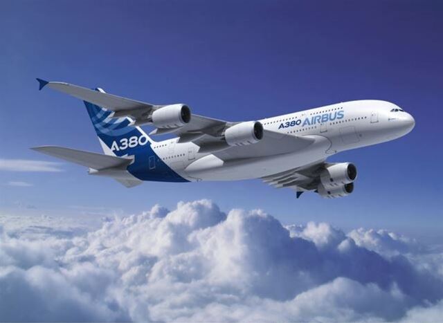 ▲ 에어버스의 초대형 여객기 A380. ⓒ에어버스