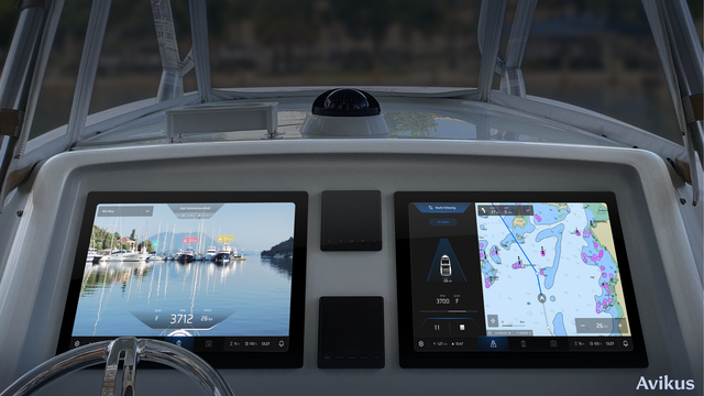 ▲ 아비커스 레저보트 자율운항 솔루션. ⓒ현대중공업그룹