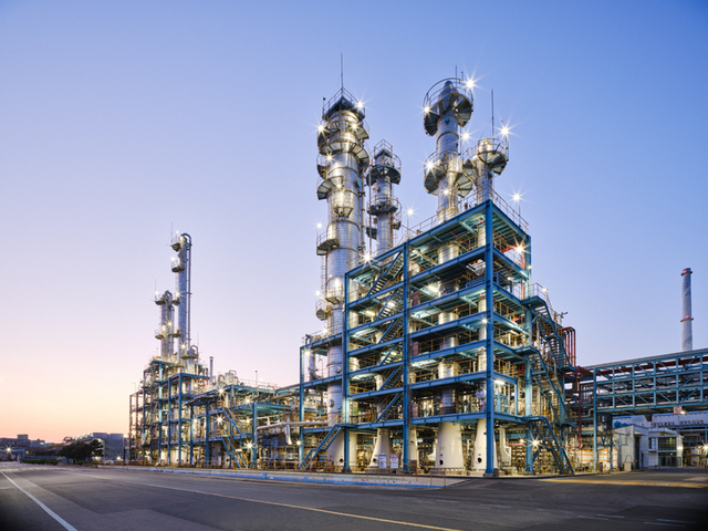 ▲ 롯데정밀화학 염소계열 공장. ⓒ롯데정밀화학 제공