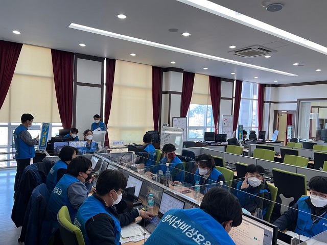 ▲ 한울원자력본부는 17일 신한울2호기 방사능방재 최초훈련을 실시했다.ⓒ한울본부