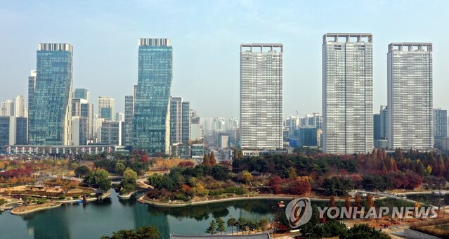 ▲ 인천시 연수구 송도국제도시 아파트단지 전경. ⓒ연합뉴스