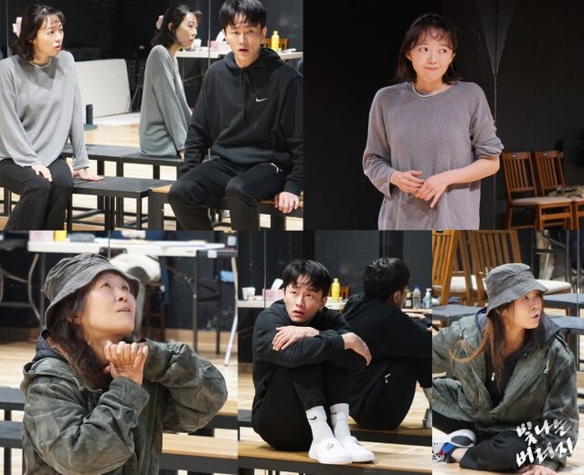 ▲ 연극 '빛나는 버러지' 연습실 현장.ⓒ엠피앤컴퍼니