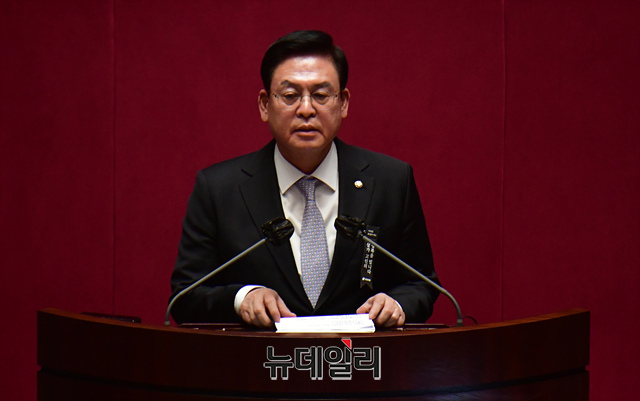 ▲ 국회부의장인 정우택 국민의힘 의원.ⓒ이종현 기자