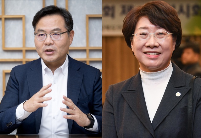 ▲ 김학홍 행정부지사(왼쪽)와 이달희 경제부지사.ⓒ경북도