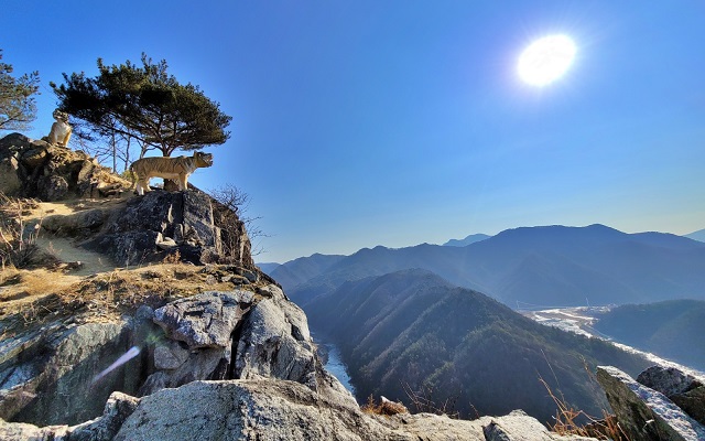 ▲ 범바위전망대 전경.ⓒ봉화군