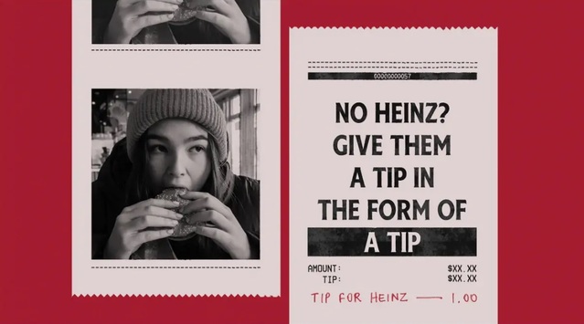 ▲ 하인즈의 'Tip for Heinz' 캠페인. ⓒHeinz