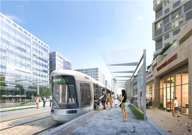 ▲ 위례선 트램 예시.ⓒ국토부