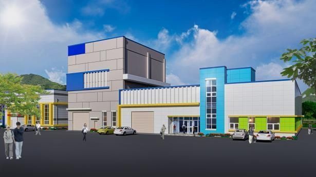 ▲ 건물형 태양광 실증센터 조감도.ⓒ충북도