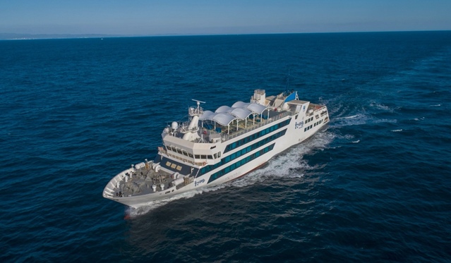 ▲ 현대중공업그룹의 전기추진솔루션이 탑재된 ‘ICT융합 전기추진 스마트선박’의 시운전 모습. ⓒ현대중공업그룹