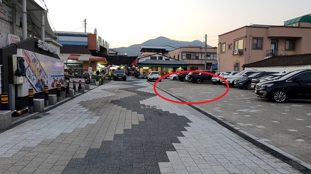 ▲ 공주 유구 전통시장 고객지원센터 건립 에정 부지.ⓒ공주시기자협회