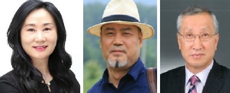 ▲ 제60회 충남도문화상 수상자인 김가연, 박진균, 안재근씨(왼쪽부터).ⓒ충남도