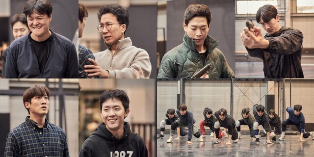 ▲ 뮤지컬 '영웅' 연습실 현장 공개 이미지.ⓒ에이콤