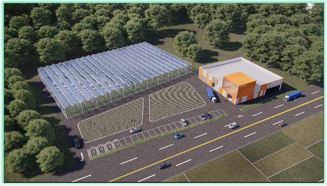 ▲ 알천터 스마트팜 단지 조감도.ⓒ영동군