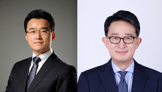 ▲ (왼쪽부터)이태형 ㈜GS 부사장, 김창수 GS칼텍스 부사장. ⓒGS그룹