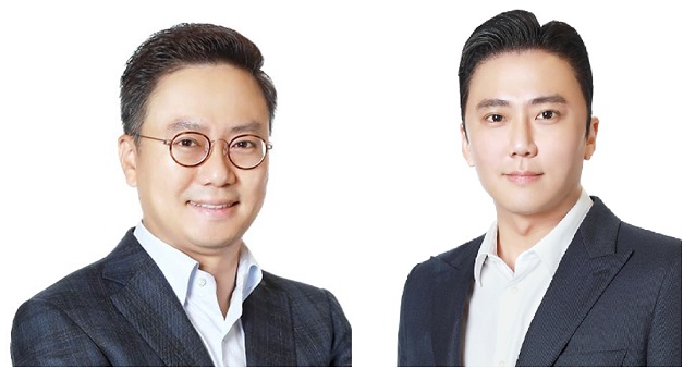 ▲ 왼쪽부터 홍정국 BGF 대표이사와 홍정혁 BGF 신사업개발실장.ⓒBGF