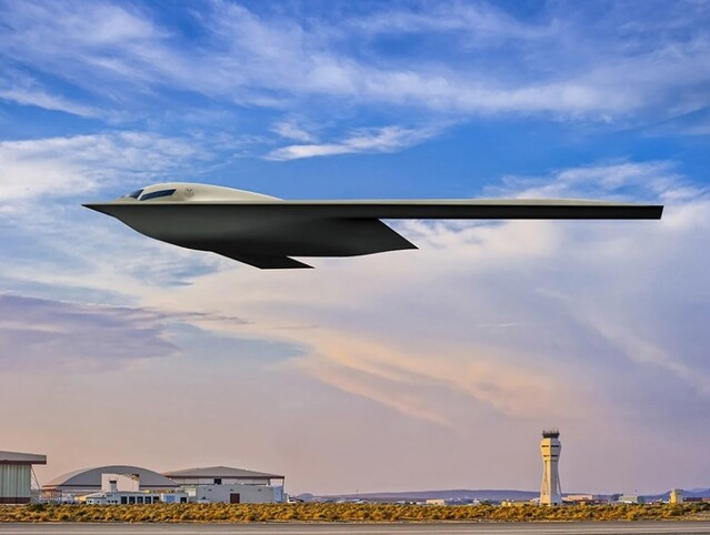 ▲ 미 공군의 차세대 스텔스 전략폭격기 'B-21' ⓒ노스롭그루먼 홈페이지