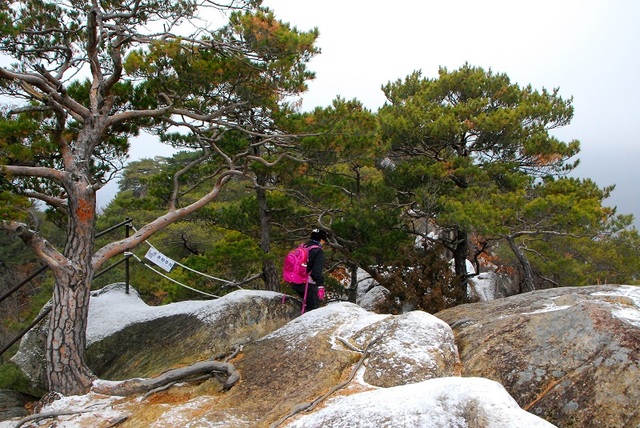 ▲ 한 폭의 동양화와 같은 암릉길.ⓒ진경수 山 애호가