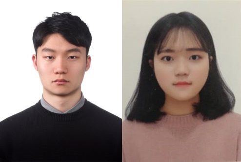 ▲ 응급구조학과 4학년 안지호 학생(좌)과 의료경영학과 4학년 정수진 학생.ⓒ을지대