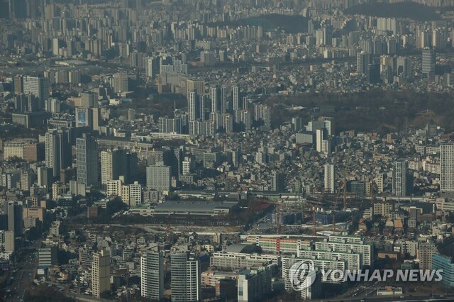 ▲ 서울 아파트단지 전경. ⓒ연합뉴스