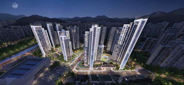 ▲ 부산 반여3구역 재건축 조감도. ⓒDL이앤씨