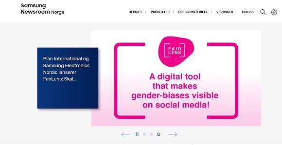 ▲ 삼성전자 노르웨이 뉴스룸