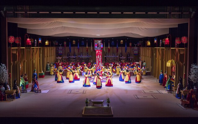 ▲ '임인진연' 프레스 리허설이 15일 서울 서초구 국립국악원 예악당에서 열렸다.ⓒ국립국악원