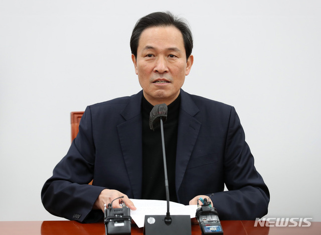 ▲ 우상호 국회 국정조사특위 위원장이 18일 오후 서울 여의도 국회에서 기자간담회를 하고 있다 ⓒ뉴시스