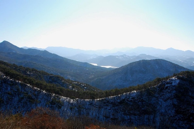 ▲ 원통보전 앞에서 바라보는 풍광.ⓒ진경수 山 애호가