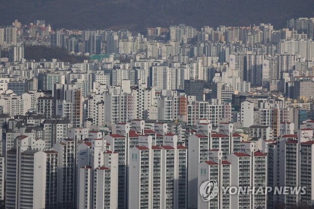 ▲ 서울 남산에서 바라본 기업 빌딩 ⓒ연합뉴스