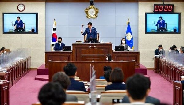 ▲ 청주시의회 본회의.ⓒ청주시의회