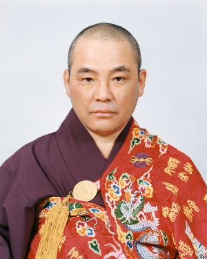 ▲ 대한불교 천태종 종정 김도용 대종사.ⓒ대한불교 천태종