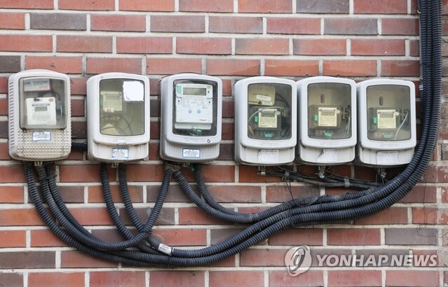▲ 서울 주택가의 전기계량기 ⓒ연합뉴스