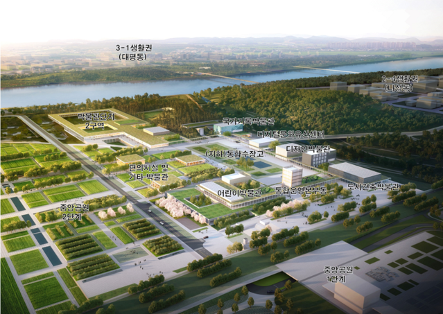 ▲ 국립박물관단지 조감도.ⓒ뉴데일리 D/B