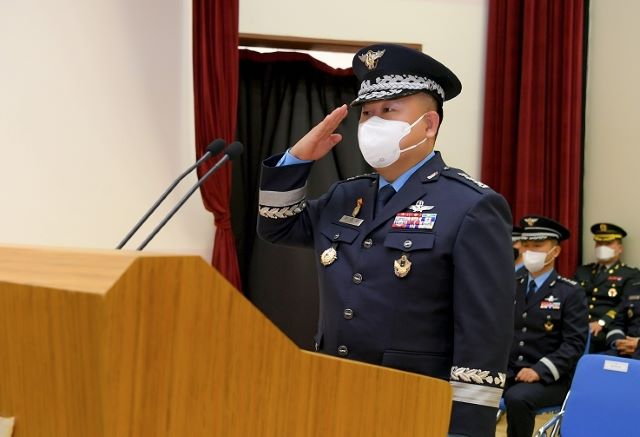 ▲ 공군 17전투비행단 이준선 30대 단장.ⓒ공군 제17전투비행단
