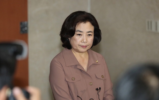 ▲ 박순자 전 미래통합당 의원의 모습. ⓒ연합뉴스