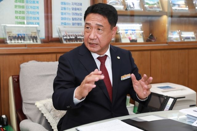 ▲ 정영철 충북 영동군수.ⓒ영동군