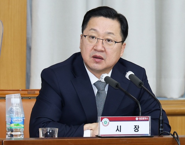 ▲ 이장우 대전시장.ⓒ대전시