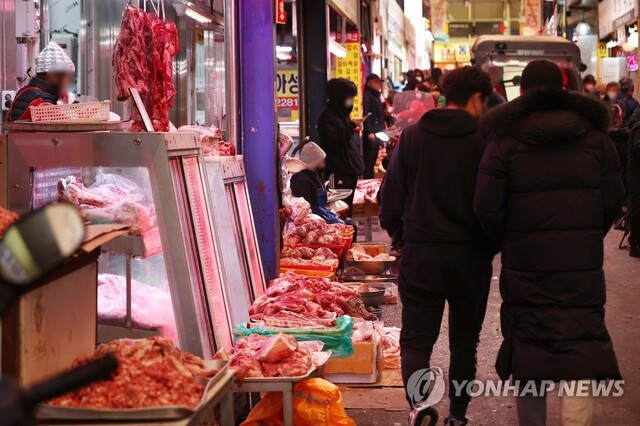 ▲ 서울 마장축산물시장.ⓒ연합뉴스